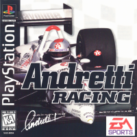 Andretti Racing PAL Playstation PAL box art
